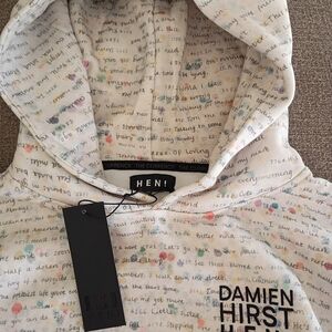 Damien Hirst HENI  hoodie is a Unique UK Company Currency Tender artwork